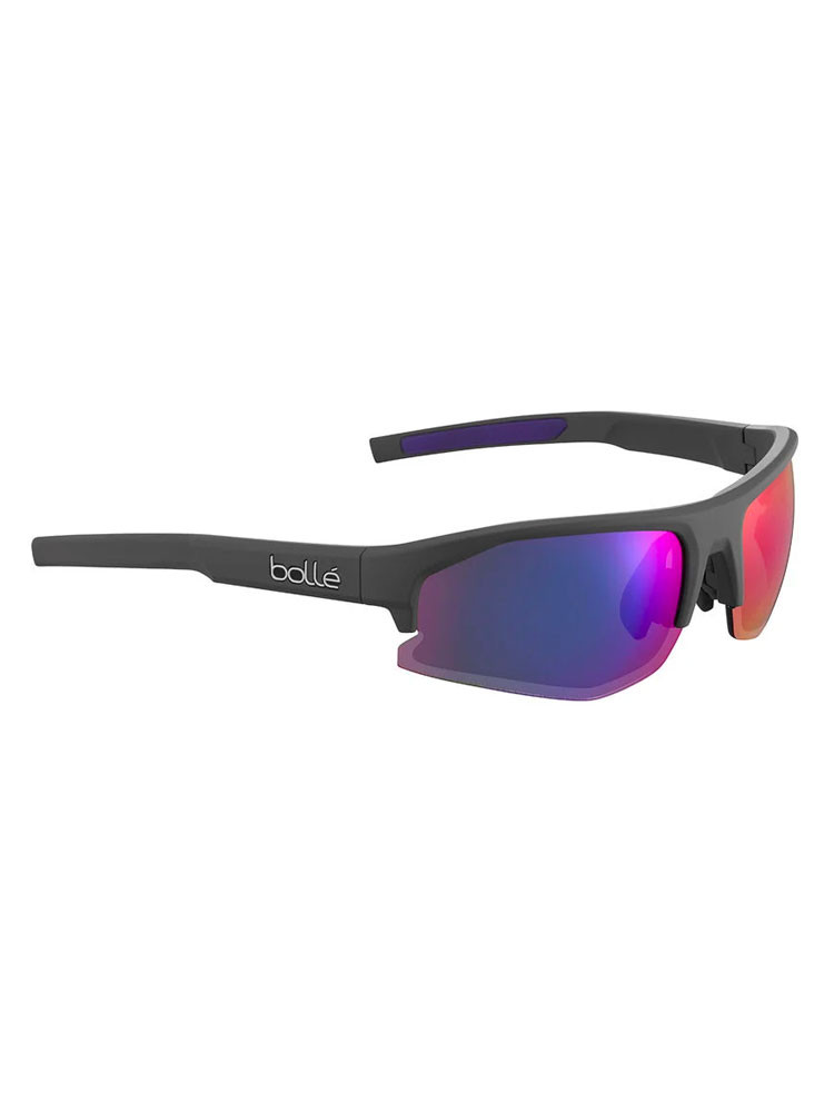 Bolle Bolt 2.0 S Sunglasses Titanium Matte w/ Volt+ Ultraviolet